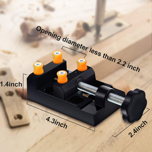 37 Pieces Hand Drill Tool Set, Pin Vise Hand Drill, Mini Twist Drill Bit for Craft Carving Resin DIY Jewelry