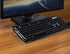 WINKINE Clear Acrylic Computer Keyboard Stand - Tilted Holder for Ergonomic Easy Typing at Office or Home