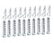 4-20Pack Multi-Hole Porous Eye Pins, Clevis Pins Adjustable Clevis Pins Kit, Fastener for Farming Machine Air Cool