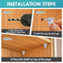 Oimyalsi 30 Pack 5mm (3/16'') Closet, Clear Shelf Pegs Shelf Pins with Extended Steel Inserts Transparent Support Pegs