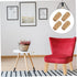 4Pcs Set IMIKEYA Solid Hardwood Cabinet Bun Feet Replacement Legs Bearing Weight for Sofa, Table, TV Stand, and Coffee