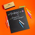 BAZIC 4-Pack Chalkboard Eraser | Wood Felt Cleaner for Blackboard & Whiteboard | Dustless Duster for Home & Office