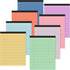 Fuutreo 8 Pcs 8.5'' x 11'' Colored Legal Pad Writing Pads, Narrow Ruled, 50 Sheets Per Notepad