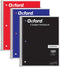 Oxford Spiral Notebook 3 Pack, 5 Subject, College Ruled, 4 Dividers, 180 Sheets, 8 x 10-1/2 Inches