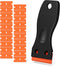 Plastic Razor Blade Scraper Tool with 20 PCS Blades for Removing Labels and Stickers