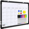 Small Monthly Calendar Dry Erase Whiteboard for Wall, 16in x 12in Magnetic Board, Portable for Kitchen, Planning