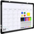 Small Monthly Calendar Dry Erase Whiteboard for Wall, 16in x 12in Magnetic Board, Portable for Kitchen, Planning