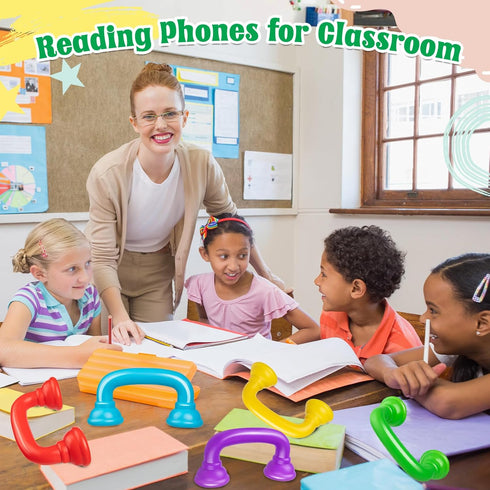 KFPPLXQ 16 Pcs Whisper Reading Phones Hear Myself Sound Phone Auditory Feedback Mobile Speech Therapy Toy Tool