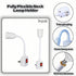 RyanDesign 2-Pack E26/E27 360 Light,Garage,Closet,and Bulb Socket Extension with On/Off Switch, Fully Flexible Neck