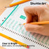 Shuttle Art 350 Pack Wood-Cased #2 HB Pencils, Sharpened Yellow Pencils with Erasers, Bulk Pack for School, Writing,