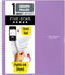 Five Star Spiral Notebook + Study App, 1 Subject, Graph Ruled Paper, 8-1/2" x 11", 100 Sheets, Amethyst Purple