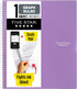 Five Star Spiral Notebook + Study App, 1 Subject, Graph Ruled Paper, 8-1/2" x 11", 100 Sheets, Amethyst Purple