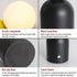 kvppvt Cute Macaron Color Rechargeable Night Light, Metal Base, Acrylic Round Lampshade, Adjust Light Color
