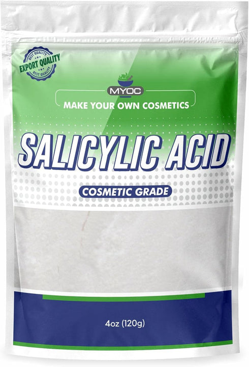 Salicylic Acid Powder | Pure Original Ingredients, Cosmetic Grade for DIY Skincare & Industrial Use - 120gm