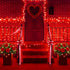2 Pack 33ft 100 YEGUO Valentines Day String Lights Battery Operated, Each LED Red Christmas Lights Outdoor Waterproof