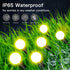 SUNYAO 2 Pack Solar Garden Lights, Upgraded Firefly Lights for Yard Lawn Pathway Decoration, 16 LED Warm White