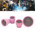 TIG Welding Cup Kit Set, Ceramic Cups 12# 14# 16# 24#, 2.4mm Center Hole Inner Dia for Equipment