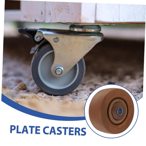 GANAZONO High Temperature Resistant Roller Wheel for Oven Racks Heavy Duty Nylon Caster Wheel Wear-Resistant