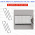 80 Pieces Shutter Repair Kit, Window Blind Tilt Rod Staples, Louver Hardware for Blind Repairing (1.6 x 0.5 cm)