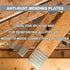 Truss Plates 6x6 Inch - Pronged Mending Plate with Nail Teeth for Roofing Wood Connector, 10 Pcs