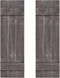 GOFLAME Wood Shutters for Wall Decor, Reclaimed Wood Board and Batten, Exterior