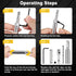 COMOWARE 17pcs VIX Bits Self Centering Drill Bit Set, 1/4" Hex Shank for Woodworking Window Door Hinge