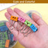 Coideal Smiling Binder Paper Clips, 40 Pcs Mini Colored Metal Fun Clip Clamps for Office (0.75 inch)