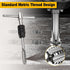5 Set M3 M4 M5 M6 M8 SPEEDWOX Pcs Metric Tap and Die Small Hand Screw Metric Thread Taps HSS Tapping Tools