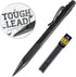 Rite in the Rain Weatherproof Mechanical Pencil, Black Barrel, 1.3mm Dark Lead, 12 Refills (No. BK15)
