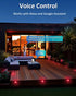 1.22 12V INDARUN RGB Deck Lighting Deck Lights Outdoor Waterproof, Low Voltage Deck Lights with Remote, Smart Deck