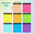 Phone Message Pad Phone Message Sticky Notes 4 x 3.4 Inch Bright Color Self Adhesive Message Book Call Back Notepad for Home Office School Supplies, Assorted Neon Colors (Bright Colors, 8 Pieces)