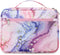 Bible Covers for Women, Girls Bible Bags, Kids Scripture Carrying Case with Handle Pockets (Pink-Marble)