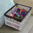 Jekiyo 16-Liter Set 3 Folding Crates Storage, Collapsible Container Plastic