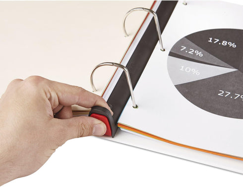 Universal 30712 Push-Open Deluxe Plus D-Ring View Binder, 1-Inch Capacity, White