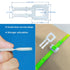 Banding Strapping Kit, Packaging Tool with 5900" Length Poly Strapping and 100 Buckles