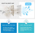 Complete Air Vent Filters Kit: 98'' x 18'' Electrostatic Media, 36+ Filters per Roll for HVAC, AC & Heating