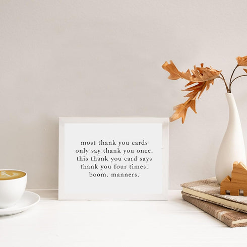 Londue Funny Thank You Gifts for Women Men, Thank You Card Gifts for Friends Boss, Simple Thank You Cards, Sarcastic