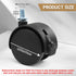 4 1.5 Inch Pcs Swivel Caster Wheels with Locking Brake,Replacement Caster Wheels for Seats Shelves Shopping Baskets