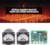 VU Meter Panel Kit 2PCS, VU Meter Warm Back Light Recording Audio Level Amp with Driver Board