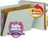 Smead 100% Recycled End Tab Pressboard Classification File Folder, 2 Dividers, Letter Size, 10 per Box