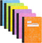 Mead Composition Notebooks, 6 Pack, College Ruled Paper, 7-1/2" x 9-3/4", 100 Sheets, Assorted Bright Colors