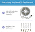 2M Programmable Dimmable 6.6 CLEANLIFE TrueColor Smart LED Strip USB Tape with Bluetooth Control App-Controlled & Warm