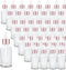 48 Pack 1oz Clear Glass Dropper Bottles, Eye Dropper Bottles with Glass Droppers for Essential Oils, 30ml