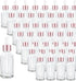 48 Pack 1oz Clear Glass Dropper Bottles, Eye Dropper Bottles with Glass Droppers for Essential Oils, 30ml