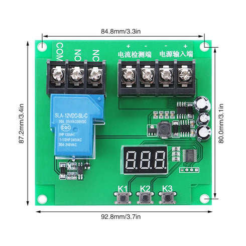 7?30V 0?30A DC Current Detection Sensing Module Board Overcurrent Relay Module Current Sensor