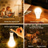Rechargeable Light Bulbs, 9W Battery Operated LED, 600 Lumen 3000K Warm White, for Power Outage, 4 Pack