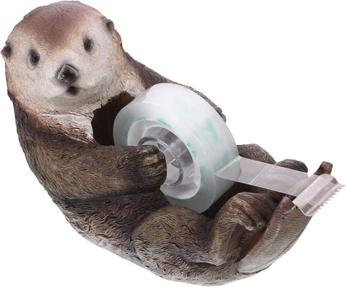 EXCEART Otter Tape Dispensers, Cute Cartoon Animal Tape Holders for Home Office Stationery Desk Organizer Supplies