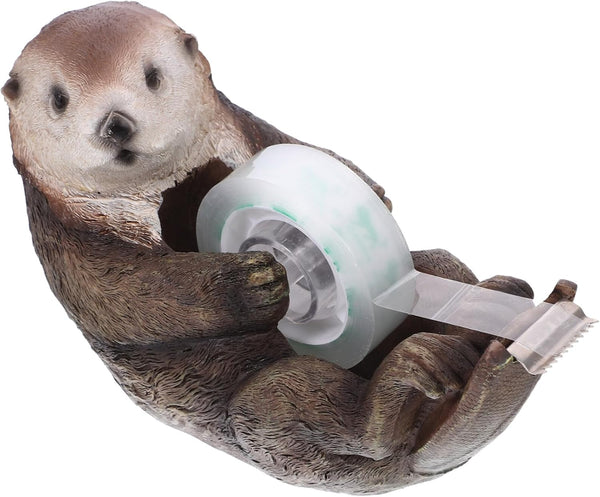 EXCEART Otter Tape Dispensers, Cute Cartoon Animal Tape Holders for Home Office Stationery Desk Organizer Supplies