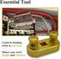 77455 Cable Bender Tool, Connects to 1/2'' Ratchet, Maximum Bending Up to 500 MCM, Gold