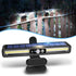 Clip On Solar Motion Lights Outdoor - Waterproof Solar Fence Lights with 36 LEDs, Portable Security Light (1 Pack)